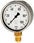 Kapselfedermanometer G 1/4 radial unten 0 - 250 mbar D. 63