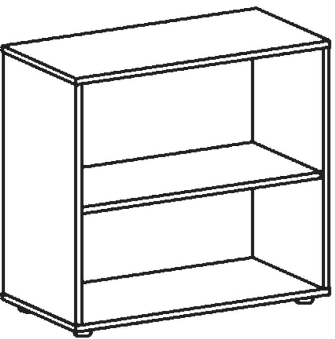Regal Flex 2OH 2Böden 800x752x400mm bu - Artikel: 821010770-5