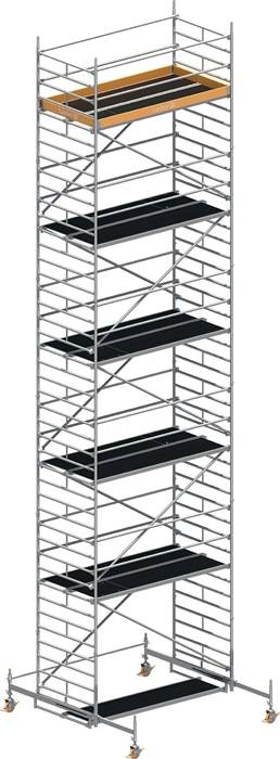 Fahrgerüst Uni Breit P2 Arbeits-B1500xL2850mm Alu.Gerüsthöhe 11610mm 2 kN/m²-0