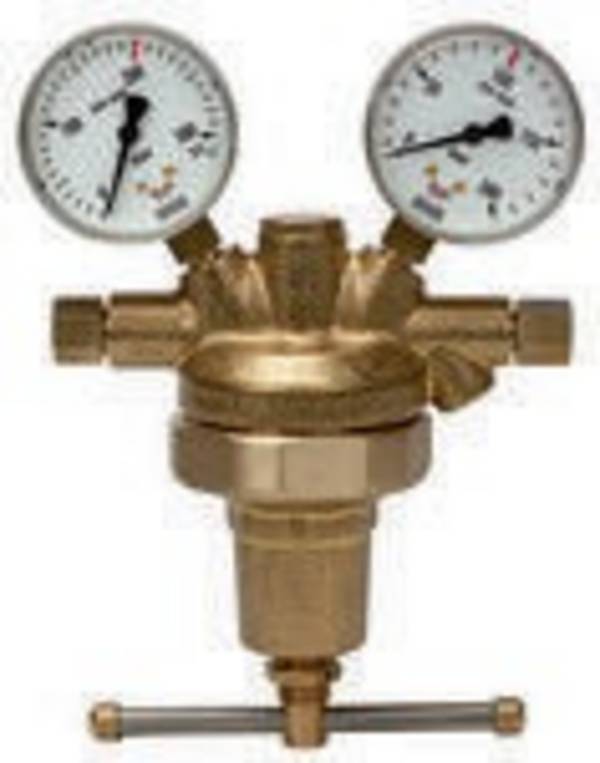 Leitungsdruckregler 200 bar inkl. Manometer G 1/4 IG 1 - 150 bar