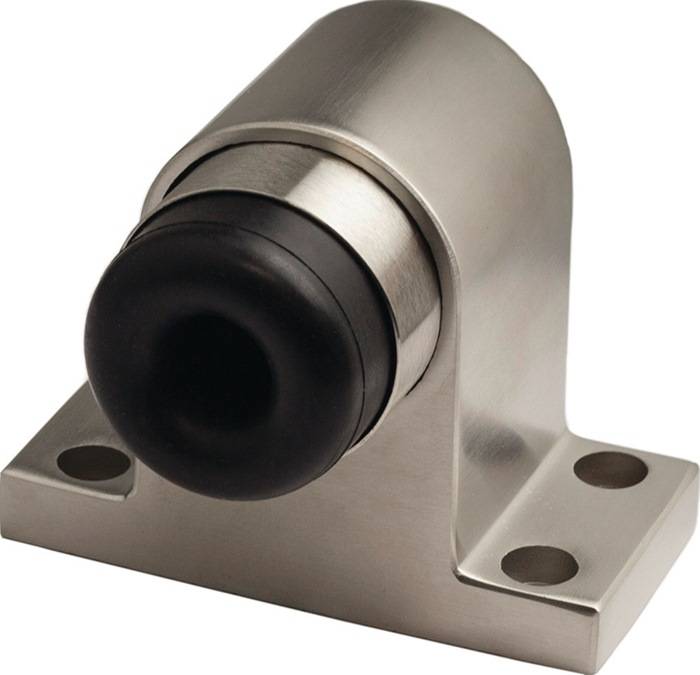 Türstopper 001/589/1 H.75mm Alu.silberf.einbrennlackiert Dübelmontage SCHNEGEL-0