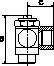 846106964,Drosselventil, Schlitzschr., beidseitige Dross. (»B«), M5 IG, M5-2