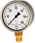 Kapselfedermanometer CrNi-Stahl G 1/2 unten 0 - 40 mbar D. 100-0
