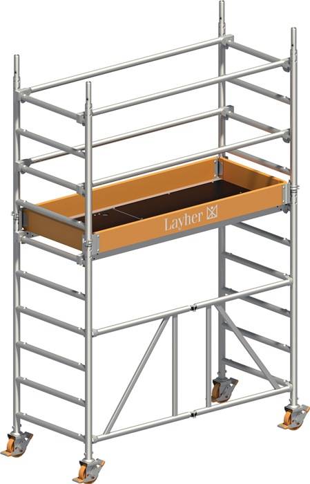 Fahrgerüst Zifa P2 Arbeits-B750xL1800mm Alu.Gerüsthöhe 2830mm 2 kN/m² LAYHER-0