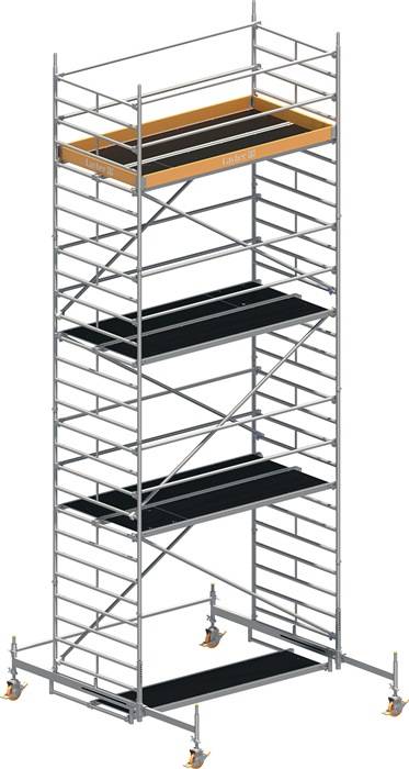 Fahrgerüst Uni Breit P2 Arbeits-B1500xL2850mm Alu.Gerüsthöhe 7610mm 2 kN/m²-0