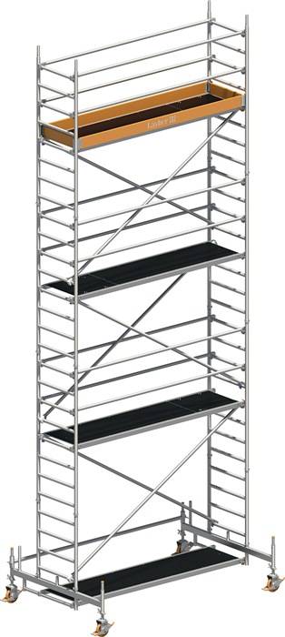 Fahrgerüst Uni Stand.P2 Arbeits-B750xL2850mm Alu.Gerüsthöhe 7580mm 2 kN/m²-0