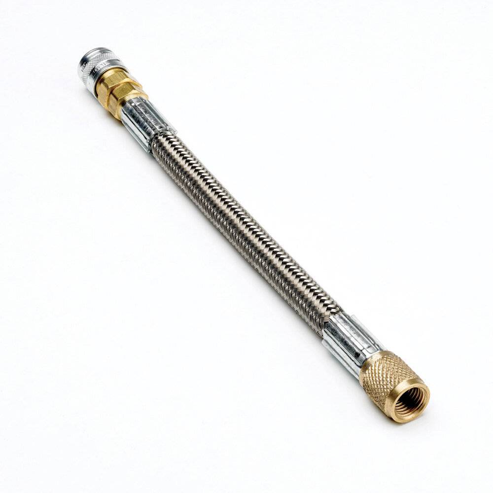 Kraftstoffdruckadapter Stahlflex großes Ventil-0