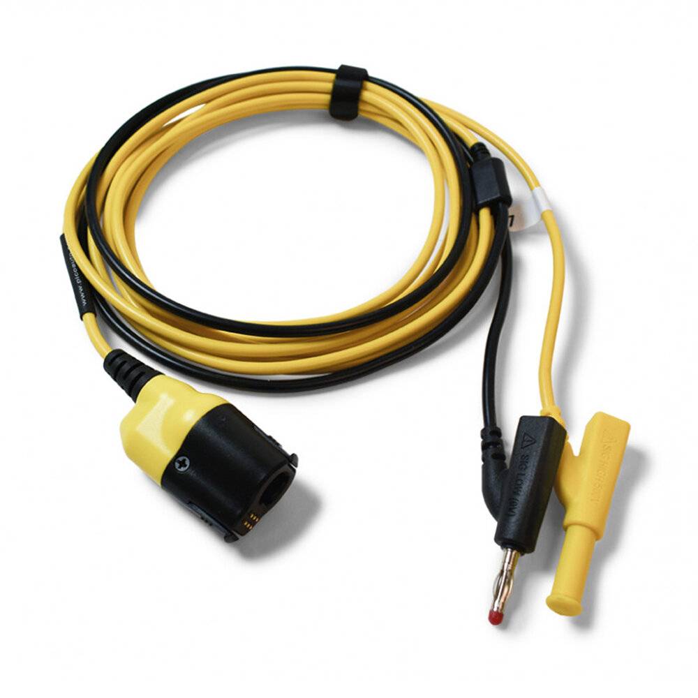 PicoBNC+ zu 4mm Messleitung 5m Gelb - Messleitungen-0