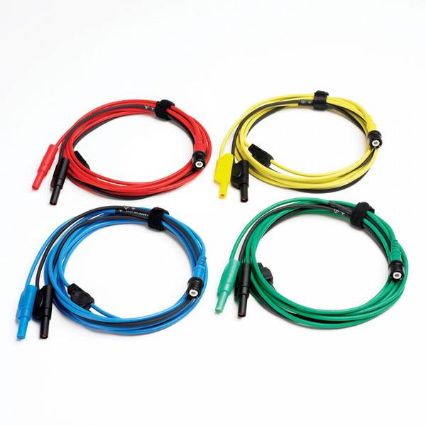 Set von 4 BNC zu 4mm Messleitungen 3m - Messleitungen