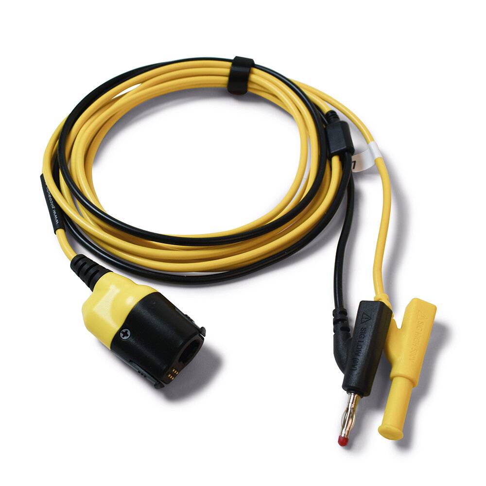 PicoBNC+ zu 4mm Messleitung 3m Gelb - Messleitungen-0
