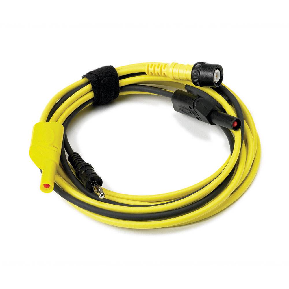 BNC zu 4mm Messleitung 5m Gelb - Messleitungen-0
