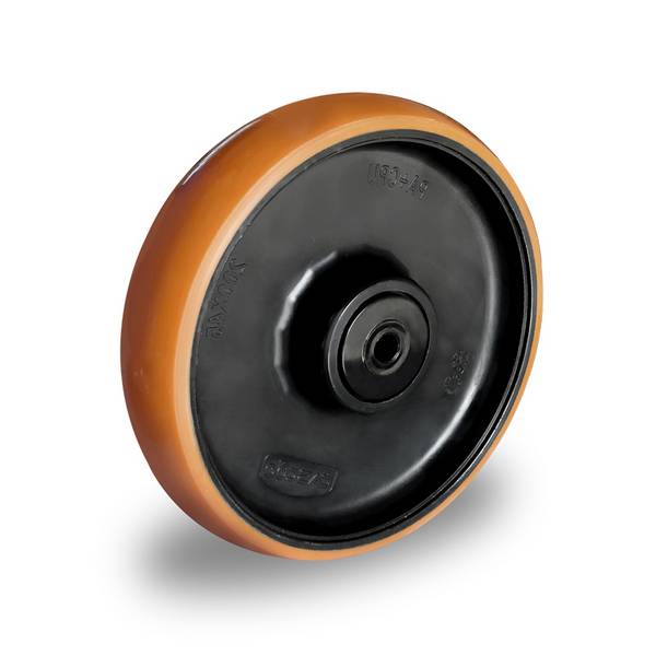 Einbaurad 125 mm Polyurethan-Polyamid "Schwerlast"
