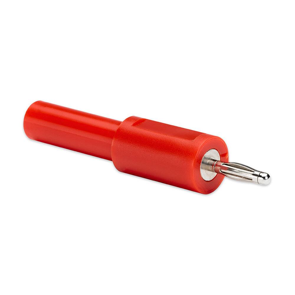 Adapter 4mm Buchse auf 2mm Stecker Rot - Messleitungen-0