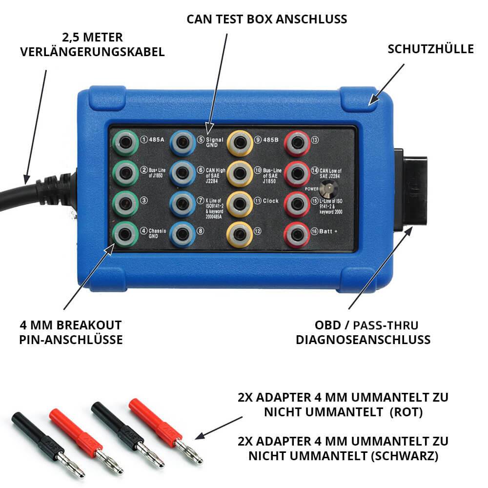 OBDII CAN Test Box - Messleitungen-2