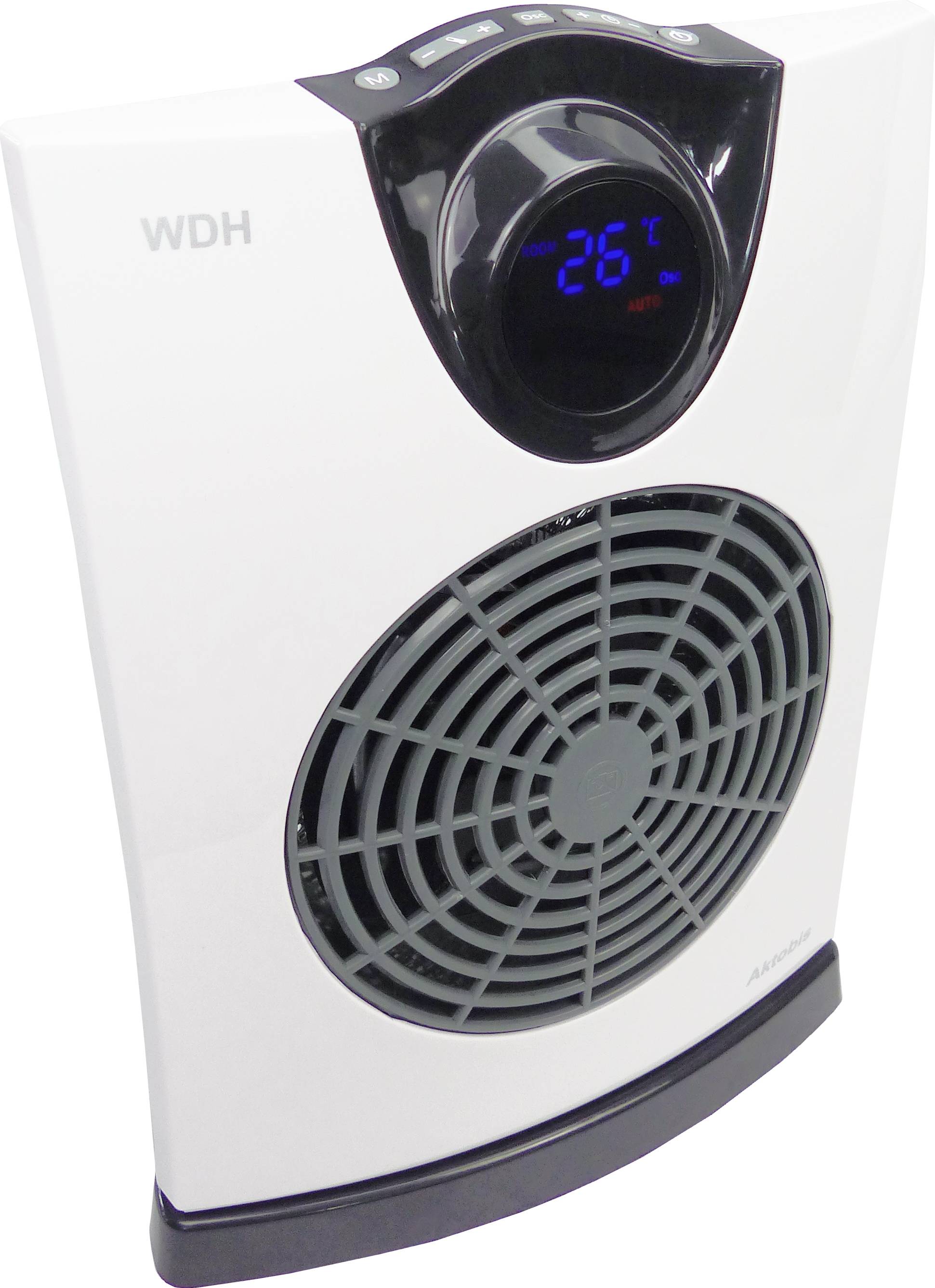 WDH Heizlüfter WDH-E20 - 2.000 W - bis 17 m² - Badheizer, E-Heizer, Elektroheizung, Standheizung-1