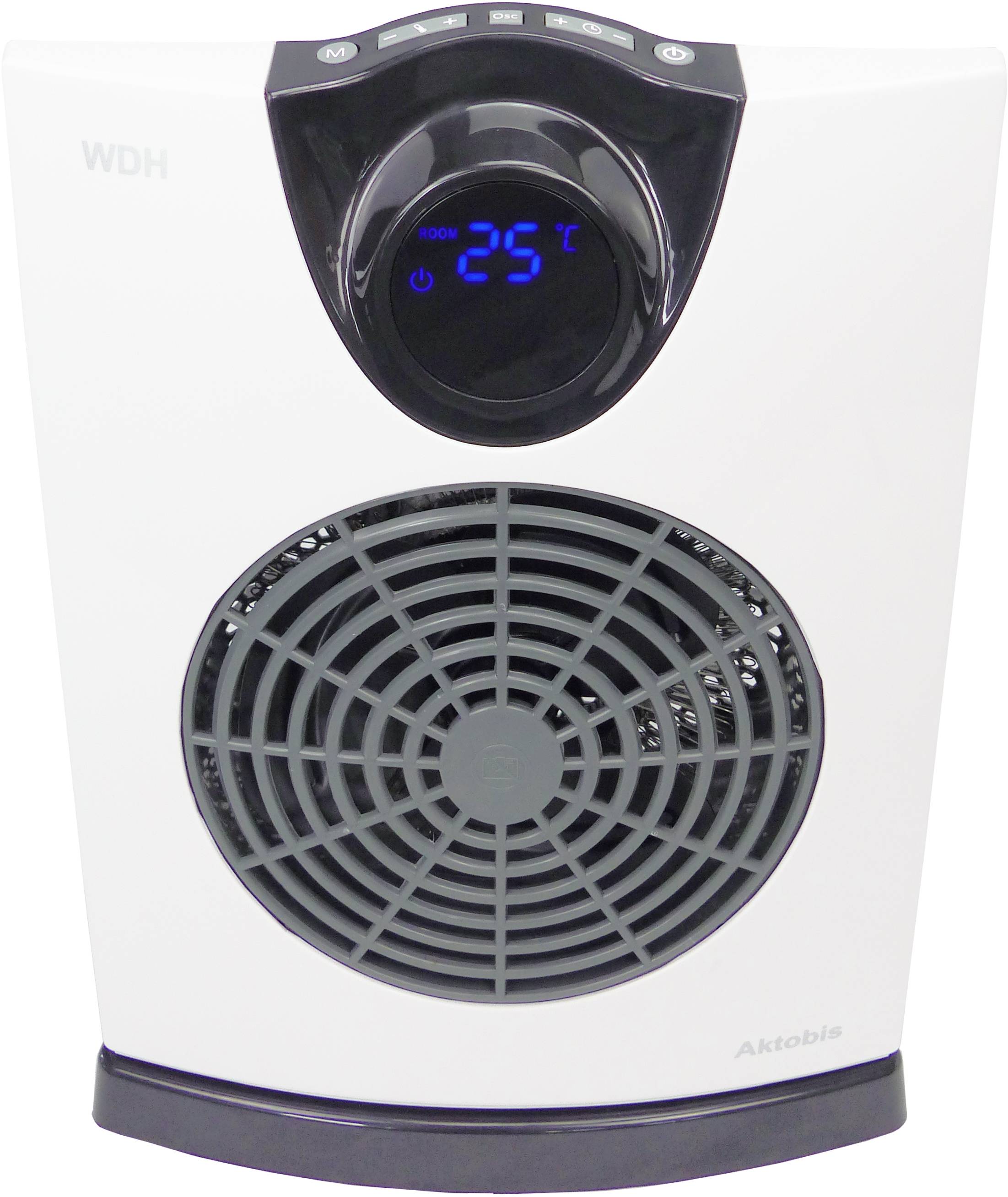 WDH Heizlüfter WDH-E20 - 2.000 W - bis 17 m² - Badheizer, E-Heizer, Elektroheizung, Standheizung-0