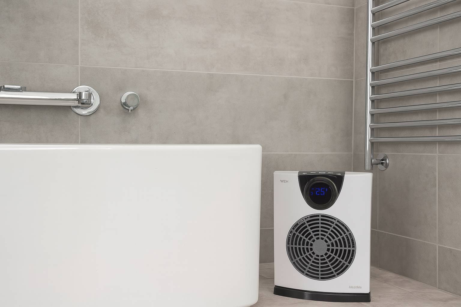 WDH Heizlüfter WDH-E20 - 2.000 W - bis 17 m² - Badheizer, E-Heizer, Elektroheizung, Standheizung-3