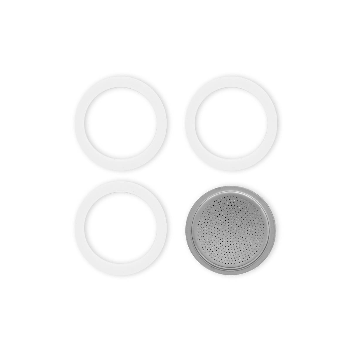 Bialetti 0800035, Kaffeefilter, Bialetti, Moka Express / Dama, Grau, Weiß, Aluminium, Kunststoff-0