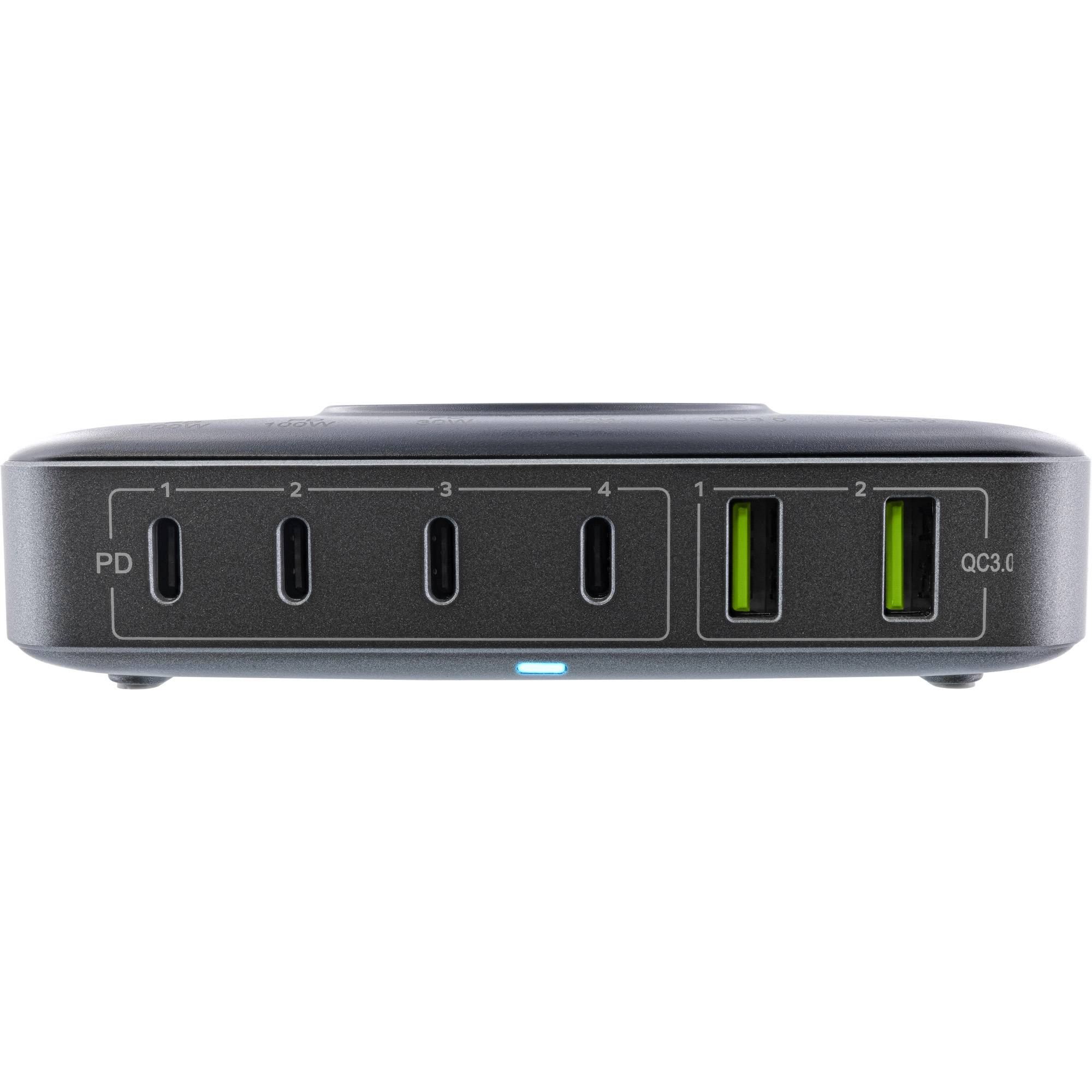 InLine Qi Powerstation Multiport - Netzteil - Ladegerät - Wireless charging - Sc-2