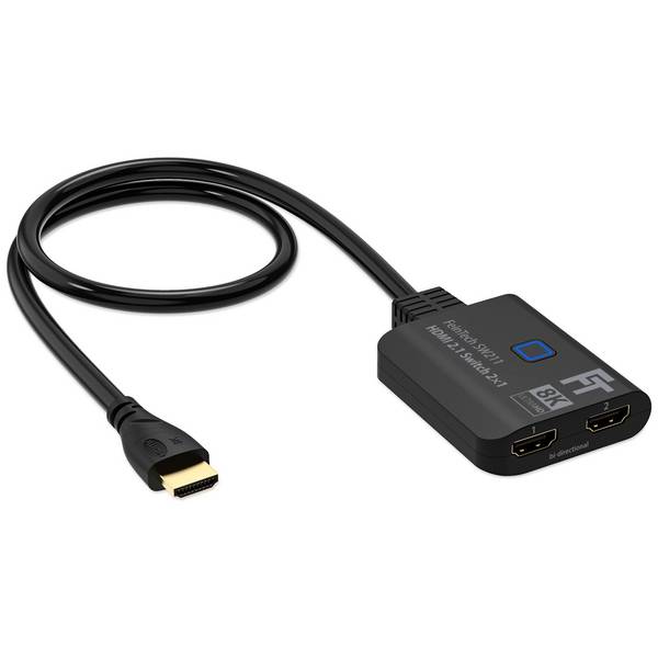 FeinTech SW211 HDMI 2. 1 Switch bi-direktional 1x2 oder 2x1 4K 120Hz 8K