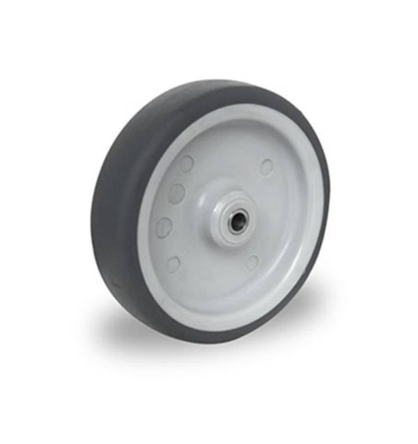 Einbaurad 75 mm Thermoplastisches Gummi "Apparaterolle"