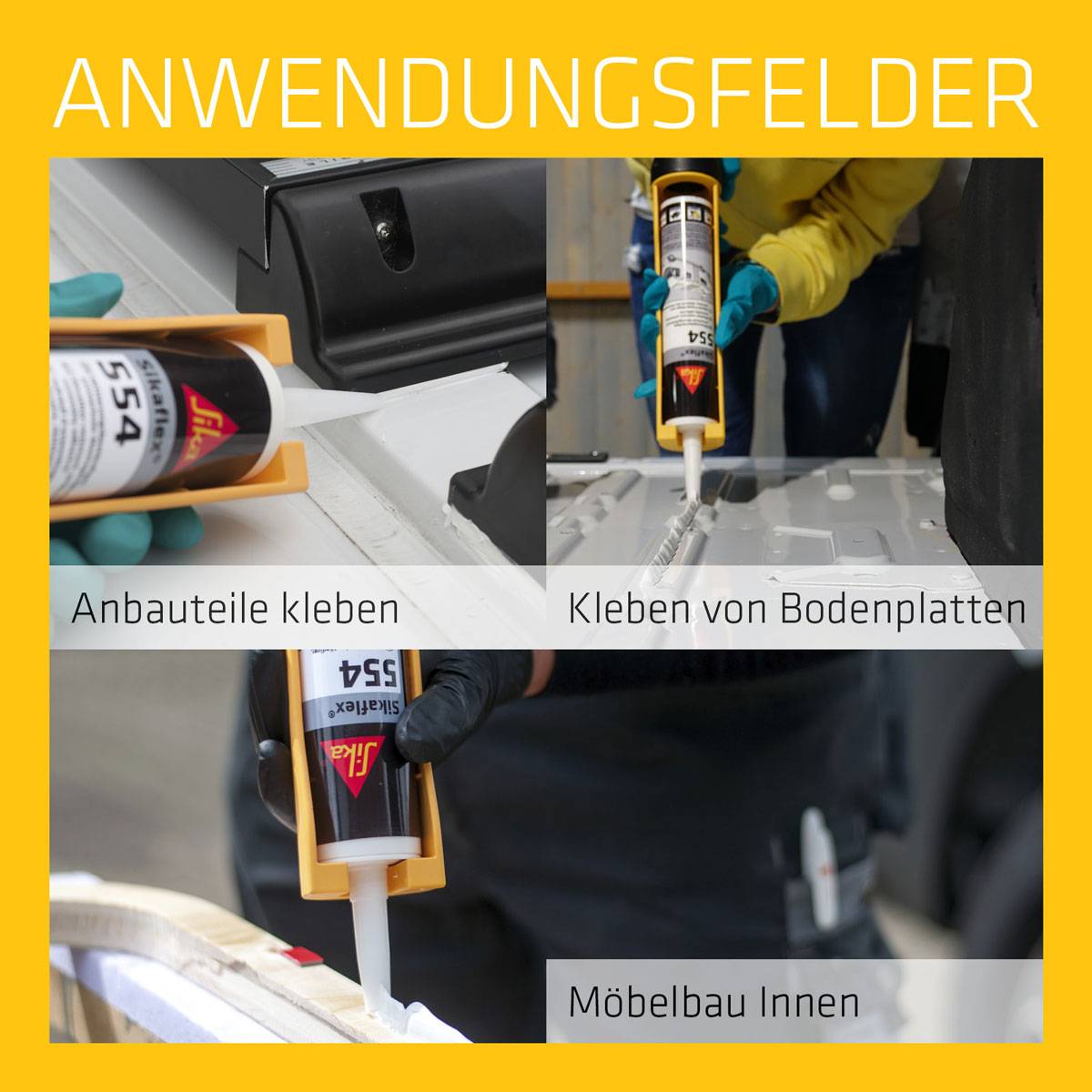 Sikaflex 554 STP-Klebstoff Caravan weiß 300ml 689366-4