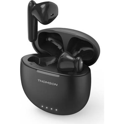 Thomson WEAR77032BK Bluetooth®-Kopfhörer, Earbuds, TWS, Mikrofon, Schwarz (00132649)