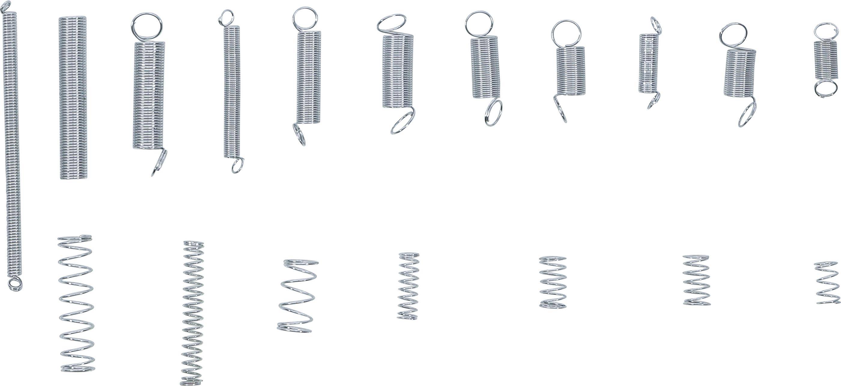 Federn-Sortiment, 200-tlg., Zug + Druckfedern-1