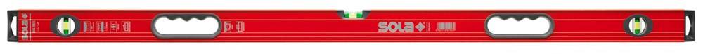 Wasserwaage Big Red 3 120cm Alu.rot zwei Griffe 0,3 mm/m SOLA-0