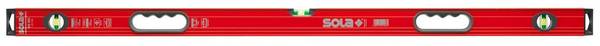 Wasserwaage Big Red 3 120cm Alu.rot zwei Griffe 0,3 mm/m SOLA