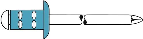 Blindniet PolyGrip® Nietschaft dxl 3,2x8,0mm VA 100 St.GESIPA-0