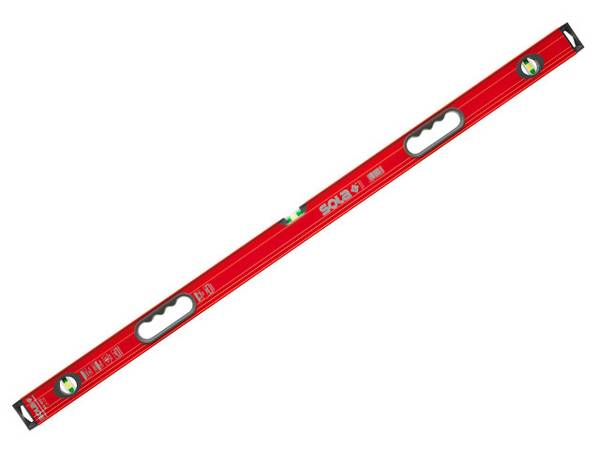 Wasserwaage Big Red 3 180cm Alu.rot zwei Griffe 0,3 mm/m SOLA
