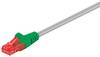 Goobay 68474 CAT 6 Crossover Netzwerkkabel RJ45 Stecker / 250 MHz / CCA Patchkabel / LAN Kabel U/UTP / Grau / 2m