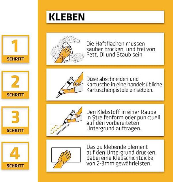 Sikaflex 521FC Klebstoff, Dichtstoff transparent 290ml 18260-4