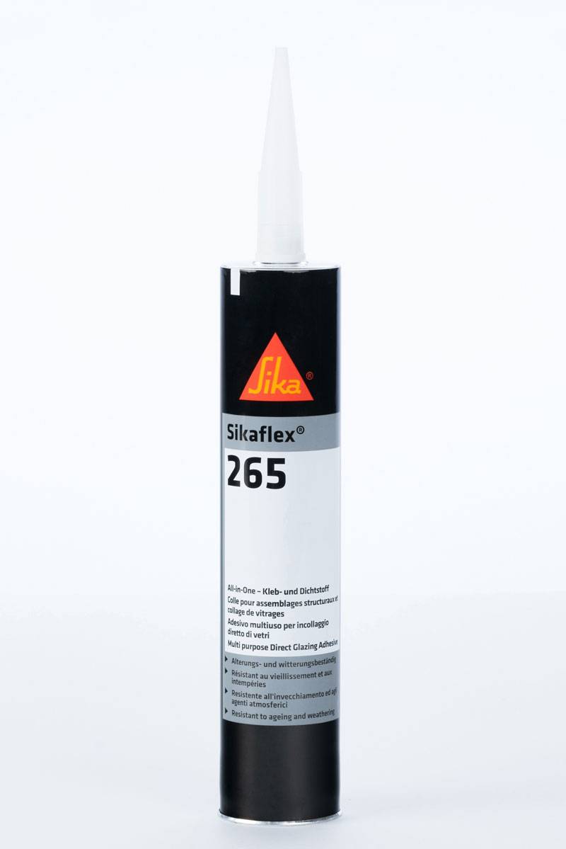 Sikaflex 265 Scheibenklebstoff schwarz 300ml 1355-0