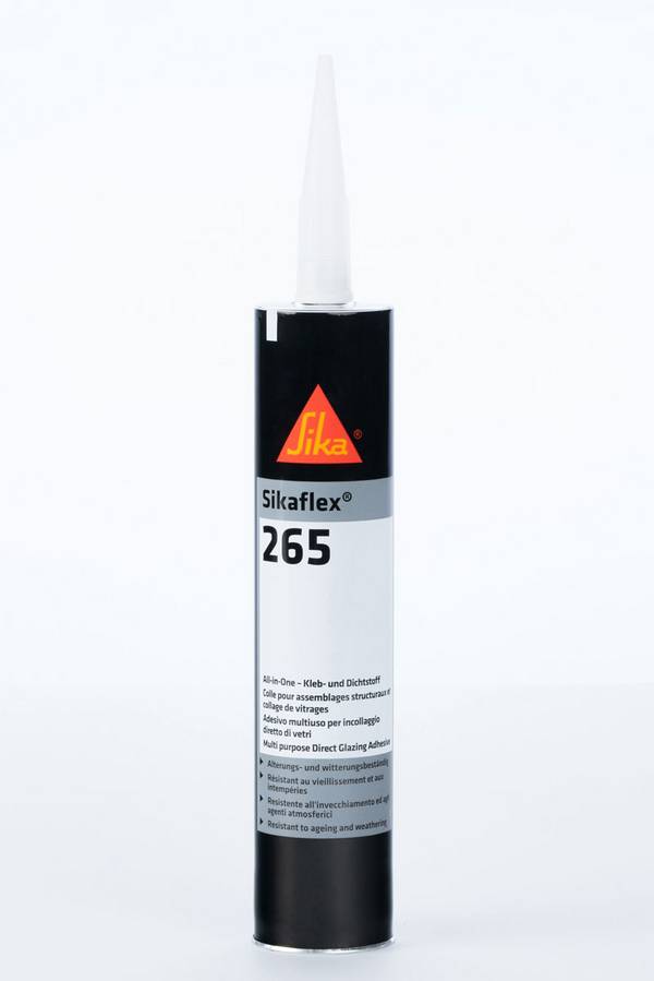 Sikaflex 265 Scheibenklebstoff schwarz 300ml 1355