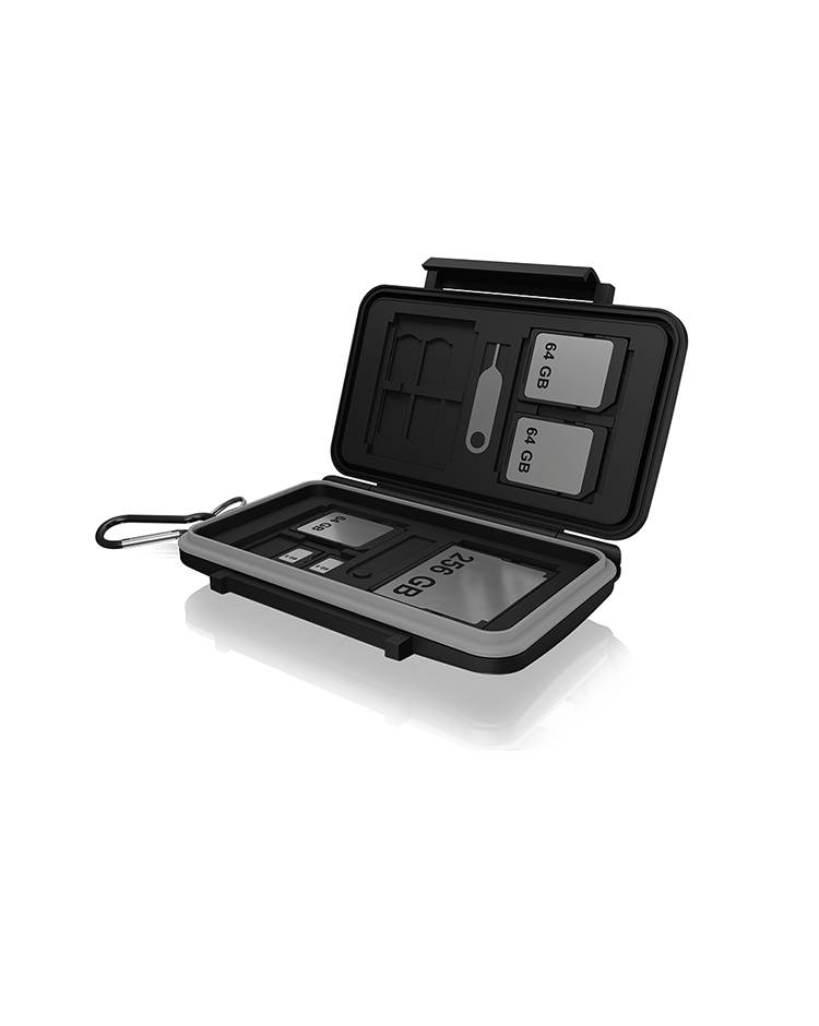 IB-AC620-CR Schutzbox für SD (x8), microSD (x16) und CF (x4) -Karten-7