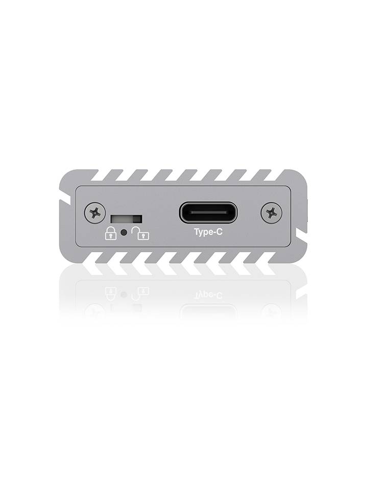 IB-1817Ma-C31, Type-C® USB 3.1 (Gen 2) zu PCIe NVMe M.2 2230/2242/2260/2280 SSD Gehäuse mit Schreibschutz-8