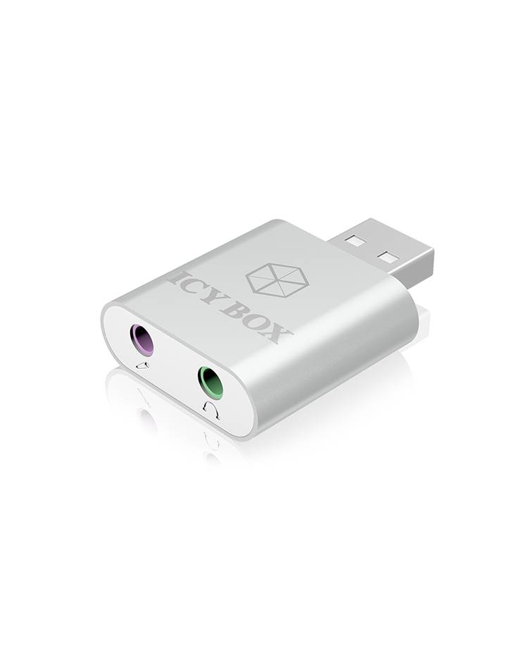 IB-AC527, Adapter USB 2.0 zu Kopfhörer und Mikrofon Klinken-0