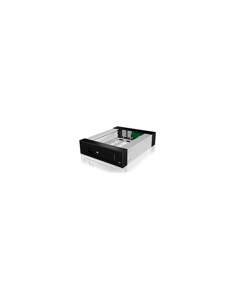 IB-129SSK-B Wechselrahmen, 1x 3,5"/2,5" SATA/SAS HDD zu 1xSATA Host, unterst. SATA III 6Gbit/s-5