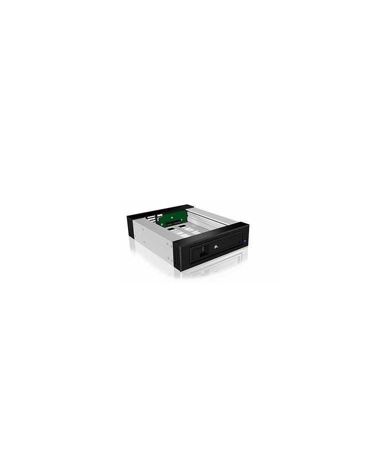 IB-129SSK-B Wechselrahmen, 1x 3,5"/2,5" SATA/SAS HDD zu 1xSATA Host, unterst. SATA III 6Gbit/s-7