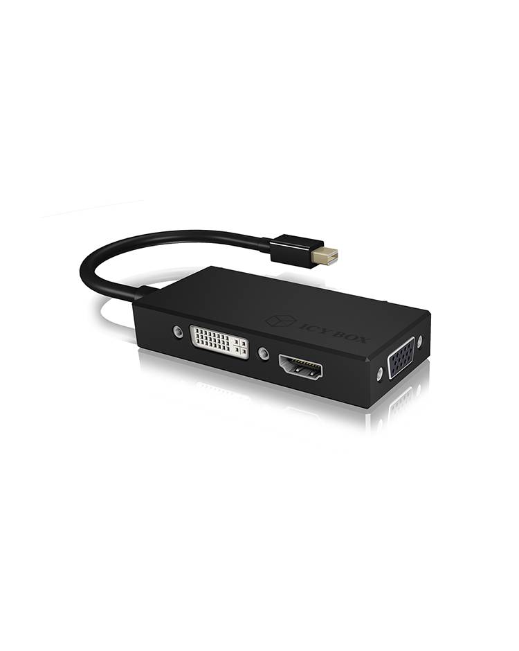 IB-AC1032, Mini DisplayPort™ zu DVI/HDMI/VGA Adapter-0