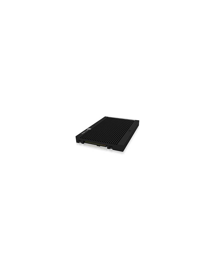IB-M2U04, M.2 PCIe NVMe zu 2,5" U.2 (SFF-8639) Adapter, 9,5 mm, Aluminium, schwarz-5