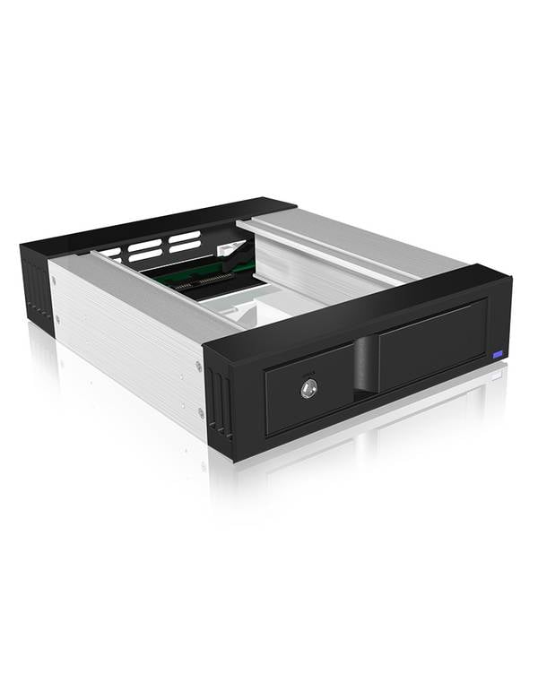 IB-158SSK-B, Wechselrahmen, 1x 3,5" SATA I-III oder SAS II HDD