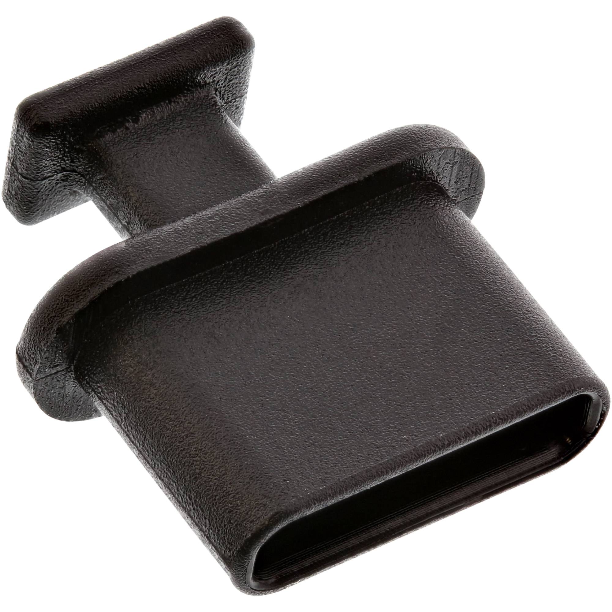 InLine® Staubschutz, für USB-C Buchse, schwarz 50er Pack-0