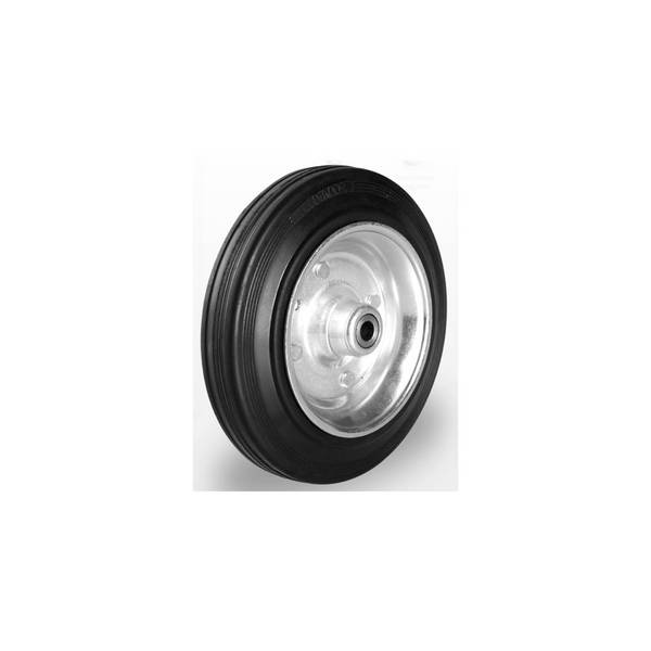 Einbaurad 200 mm für Müllbehälter mit Stahlradkörper
