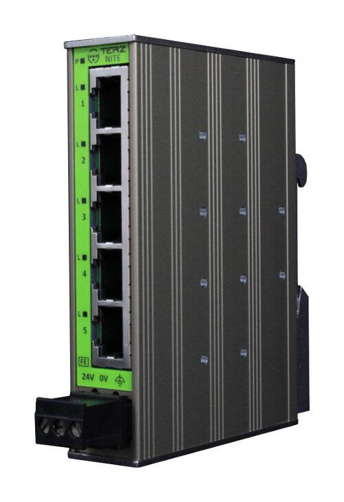 TERZ Unmanaged Industrial Ethernet Switch NITE-RS5-1100 (19006215)-1