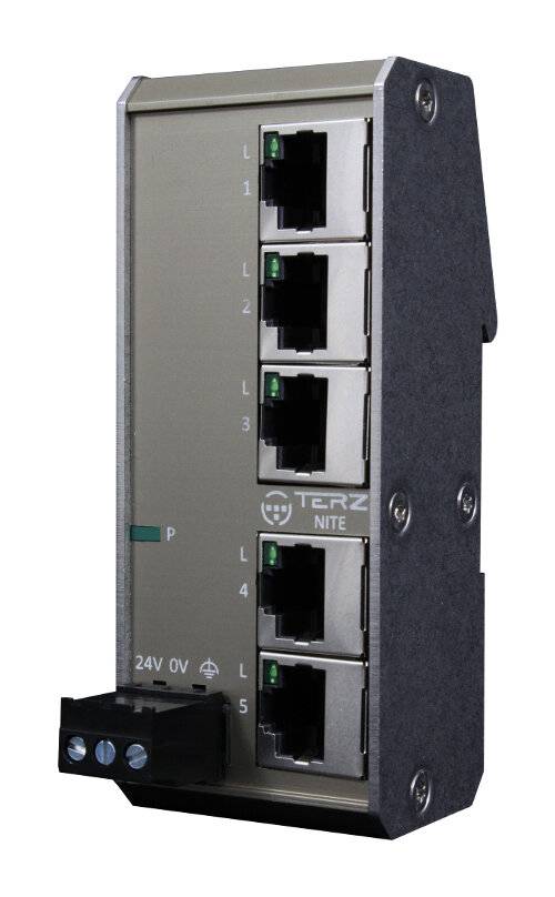 TERZ Unmanaged Industrial Ethernet Switch NITE-RF5-1100 (19006213)-1