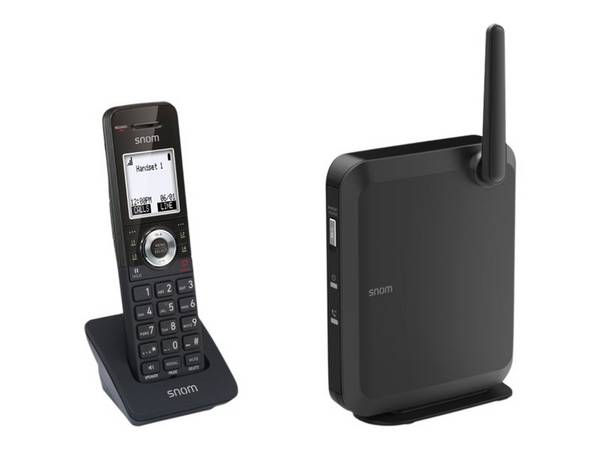 Snom M110SC - Schnurloses VoIP-Telefon mit Rufnummernanzeige - DECT - dreiweg An