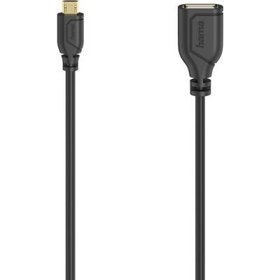Micro-USB-OTG-Kabel Flexi-Slim, USB 2.0, 480 Mbit/s, 0,15 m